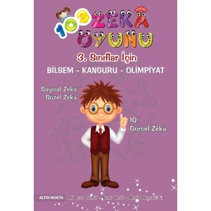 3. Sınıf 103 Zeka Oyunu Bilsem - Kanguru - Olimpiyat Kitabı