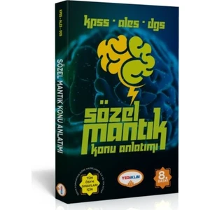 Yediiklim Yayınları KPSS ALES Sözel Mantık Konu Anlatımlı