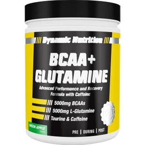 Dynamic Yeşil Elma Aromalı Bcaa Glutamine 300 G - 20 Servis - Taurin Ve Kafein Ilaveli