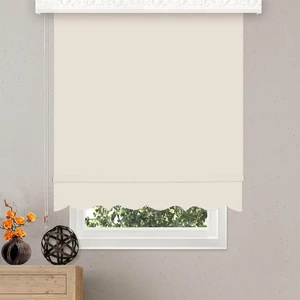 Brillant 9658 Stor Perde Ekru Etek Dilimli 210X200 Cm