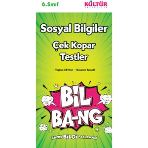 Kültür Yayıncılık Bil-Bang 6.Sınıf Sosyal Bilgiler Çalışma Testi