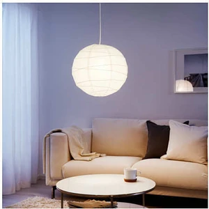 IKEA Regolit Kağıt Japon Feneri Sarkıt Lamba Tavan Lambası 45 cm
