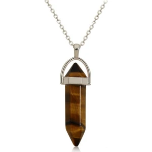 Coco Bijoux Kaplan Gözü Doğal Taşlı Kolye