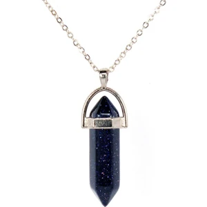 Coco Bijoux Lacivert Yıldız Doğal Taşlı Kolye