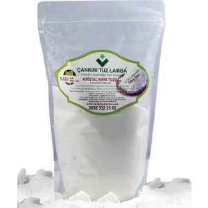 Çankırı Doğal Kristal Kaya İyotsuz Katkısız Sofra Tuzu 1 kg