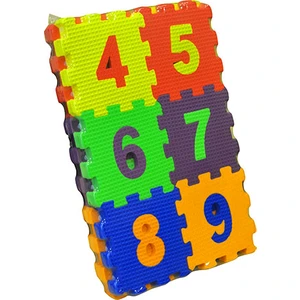 Matrax Oyuncak Eva Puzzle 12 x 12 cm x 7 mm Matematik Seti
