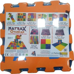 Matrax Oyuncak Eva Puzzle 33 x 33 cm x 7 mm Harf Seti