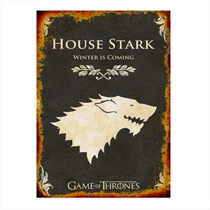 Ahşap Tablo Game of Thrones Afiş