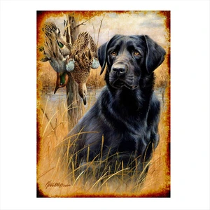 Ahşap Tablo Ördek Avı Sanatı 1