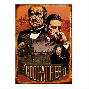Ahşap Tablo Godfather