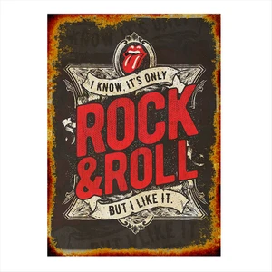 Ahşap Tablo  Rock and roll