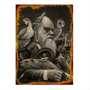 Ahşap Tablo Darwin