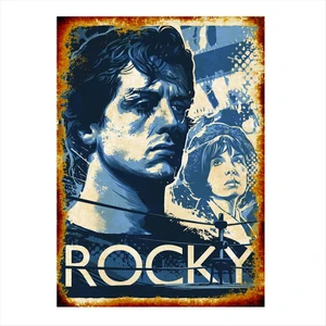 Ahşap Tablo Rocky Balboa