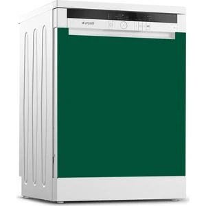 Tilki Dünyası Bulaşık Makinesi Kapak Kaplama Sticker 533 Orman Yeşili