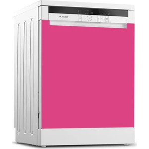 Tilki Dünyası Bulaşık Makinesi Kapak Kaplama Sticker 524 Eflatun
