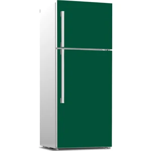 Tilki Dünyası Buzdolabı Ön Yüz Kapak Kaplama Sticker 533 Orman Yeşili