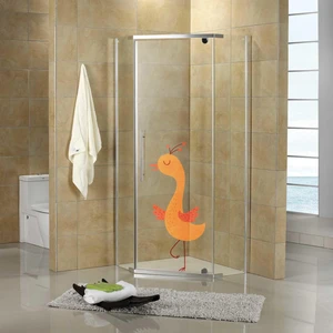 Tilki Dünyası Sevimli Kuş Duşakabin ve Banyo Sticker