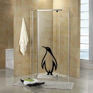 Tilki Dünyası Penguen Duşakabin ve Banyo Sticker