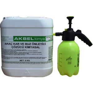 AKBEL ARAÇ BUZ ÇÖZÜCÜ VE ÖNLEYİCİ KİMYASAL 5 KG+UYG.APARATI