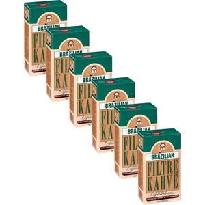 Kurukahveci Mehmet Efendi Brazilian Filter Coffee 250 gr 6Lı Set
