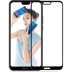 Huawei P20 Lite Full Kapatan Renkli Cam Siyah