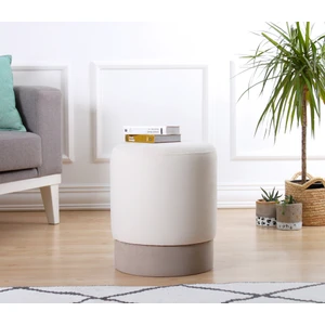Lorence Home Ropp Puf - Krem