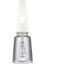 Flormar-Hızlı Kuruma ve Ekstra Parlaklık Sağlayan Quick Dry Extra Shine Oje Koruyucu Son Kat Tırnak Cilası (000 Şeffaf ) 8690604560547