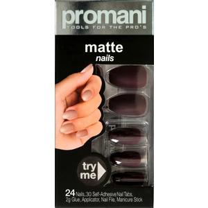 Matte Takma Tırnak Kiti - Koyu Bordo Kod: PR-5018