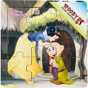 Disney Princess 9 Parça Ahşap Oyuncak Yapboz Pamuk Prenses