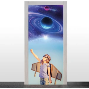 Uçmak ve Uzay Temalı Kapı Giydirme