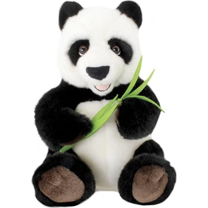 Animals Of The World Oturan Bambulu Panda Peluş Oyuncak 30 cm