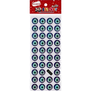 Nazar Boncuklu Stıcker - Yapışkanlı -  Cb-260