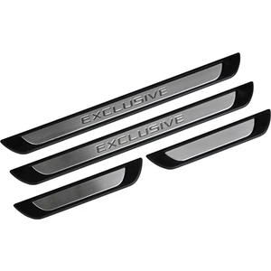Citroen C4 2 Krom Kapı Eşik Koruması Exclusive Line 2010-2020 4 Prç. A+ Kalite