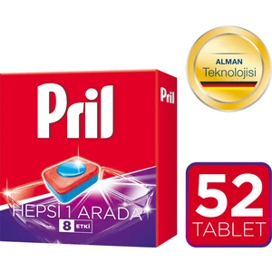 Hepsi 1 Arada Bulaşık Makinesi Deterjanı 52 Tablet