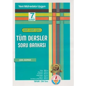 Adım Adım Işıklı 7. Sınıf Tüm Dersler Soru Bankası-Yeni
