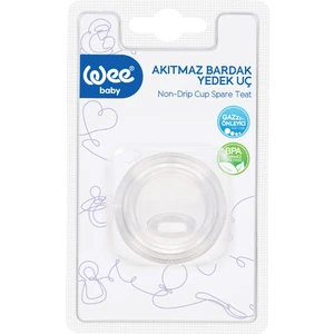 Wee Baby Akıtmaz Bardak Yedek Ucu - 6 Ay ve Üstü için Silikon, BPA İçermeyen, Ergonomik Tasarım