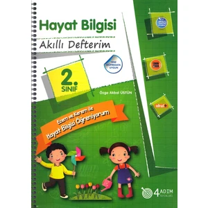 4 Adım Yayınları 4 Adım 2. Sınıf Hayat Bilgisi Akıllı Defterim