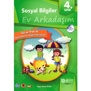 4 Adım Yayınları 4 Adım 4. Sınıf Sosyal Bilgiler Ev Arkadaşım