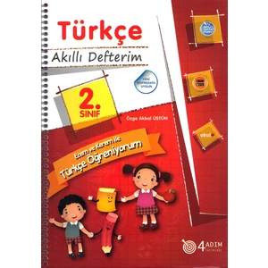 4 Adım Yayınları 4 Adım 2. Sınıf Türkçe Akıllı Defterim