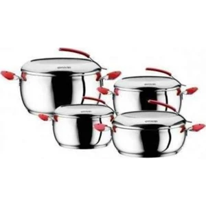 8 Parça Elma Takım - Kırmızı