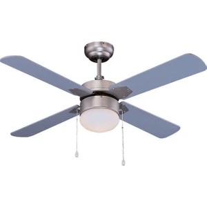 Aydınlatmalı 4 Kanatlı Tavan Vantilatörü Gri L42015