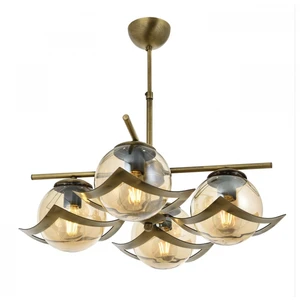 AVONNI AV-4117-4E Eskitme Kaplama Modern Avize E27 Metal Cam 52cm