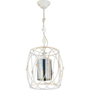 AVONNI AV-65074-BBY Beyaz/Eskitme Boyalı Modern Avize E27 Metal Cam 30cm