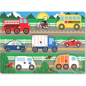 Melissa & Doug Ahşap Tutmalı Yapboz Araçlar Eğitici Oyun 2-7 Yaş Ahşap Malzeme ile
