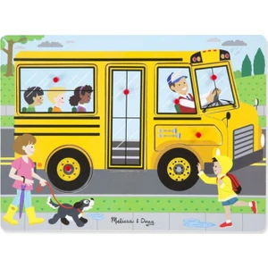 Ahşap Sesli Yapboz - The Wheels On The Bus