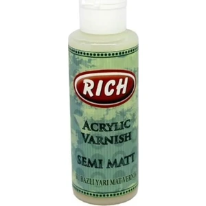 Su Bazlı Yarı Mat Vernik 130 Ml
