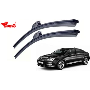 Citroen C5, 2005 - 2007 / Silecek, Muz Tipi, Takım, 650mm-430mm