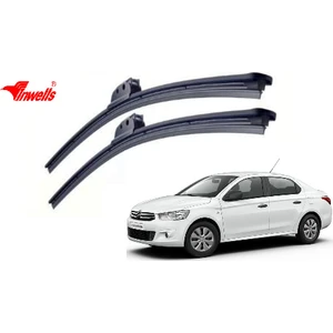 Citroen C-Elysee, 2012 - 2016 / Silecek, Muz Tipi, Takım, 600mm-400mm