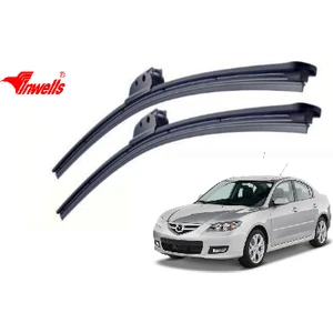 Mazda 3 Sedan, 2004 - 2008 / Silecek, Muz Tipi, Takım, 530mm-480mm
