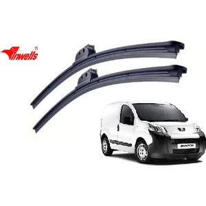 Peugeot Bipper, 2008 - 2017 / Silecek, Muz Tipi, Takım, 650mm-480mm